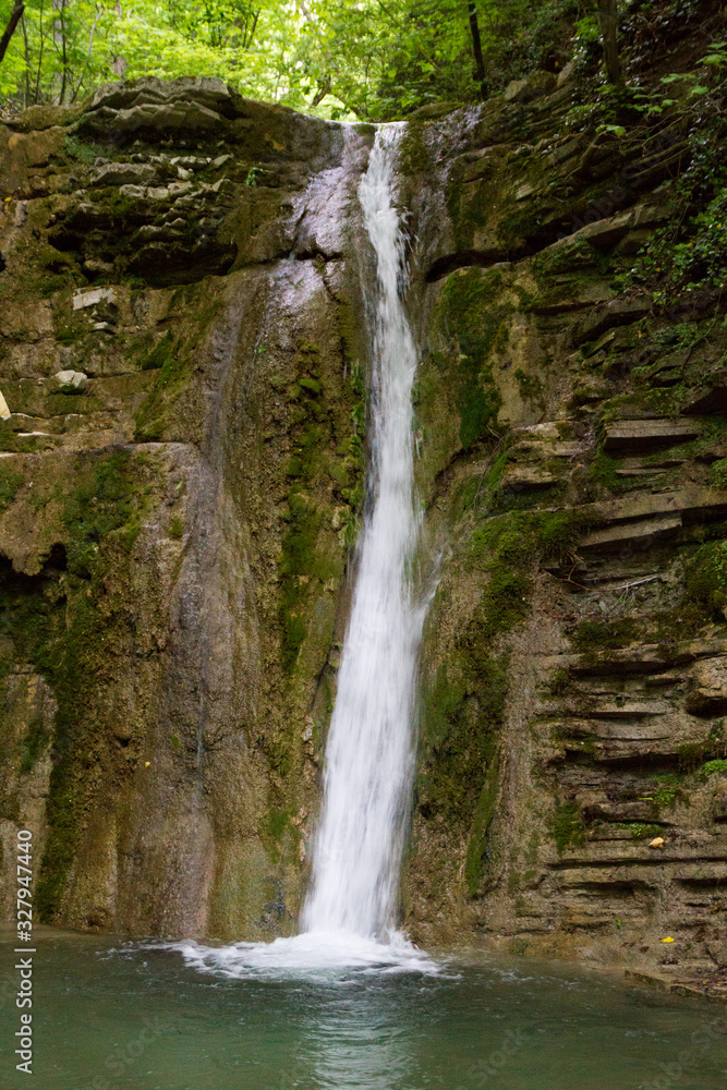 Obraz premium waterfall in forest