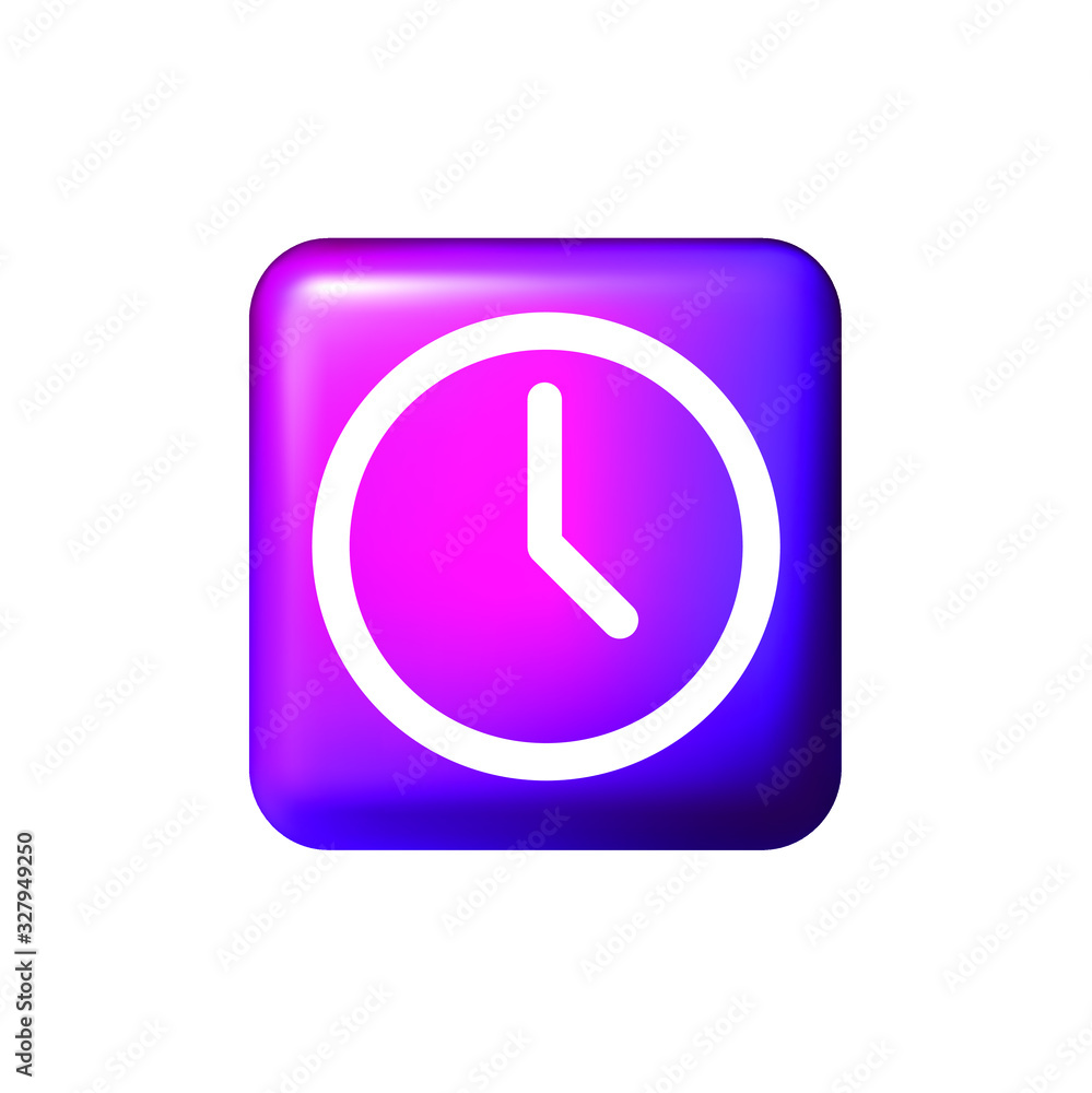clock icon, eps vector image clock icon, eps vector image