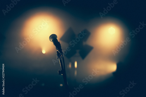 Microphone backlit