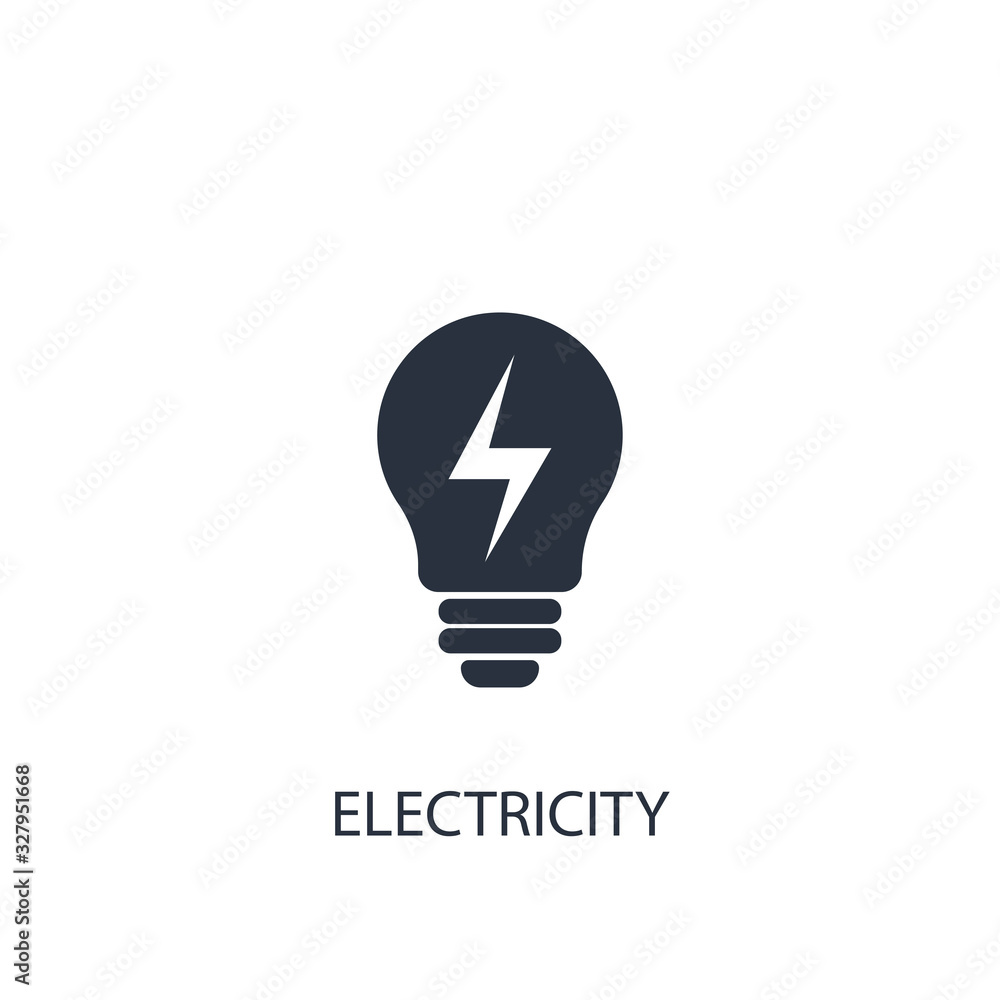 Bulb icon. Simple ecology element illustration. Bulb icon. Simple ecology element illustration.