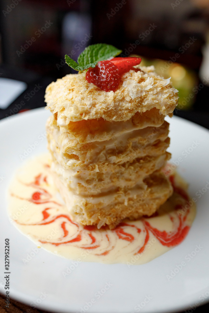 pancakes with ice cream and strawberries pancakes with ice cream and strawberries
