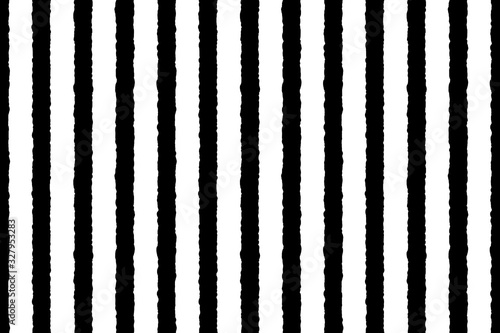 Vector seamless vertical stripes pattern with torn paper effect. Simple design for fabric, wrapping, wallpaper, textile