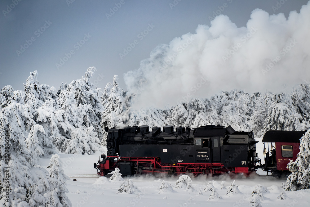 Obraz premium Brockenbahn im Harz