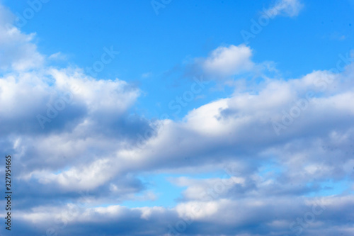 blue sky with white clouds