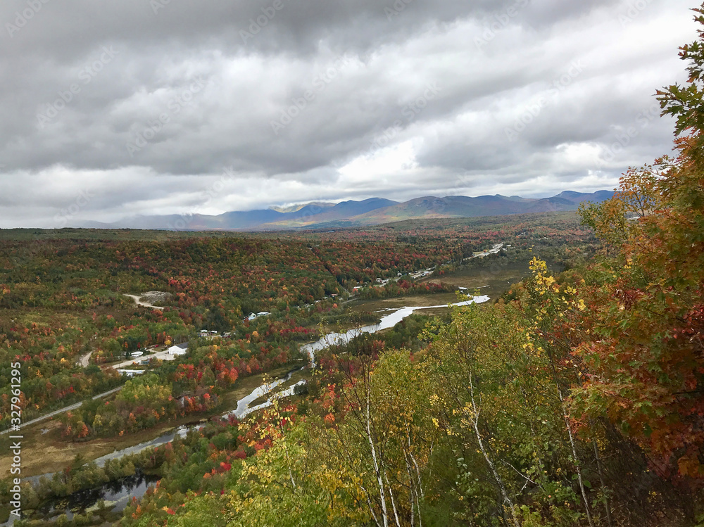 Naklejka premium Androscoggin River Valley