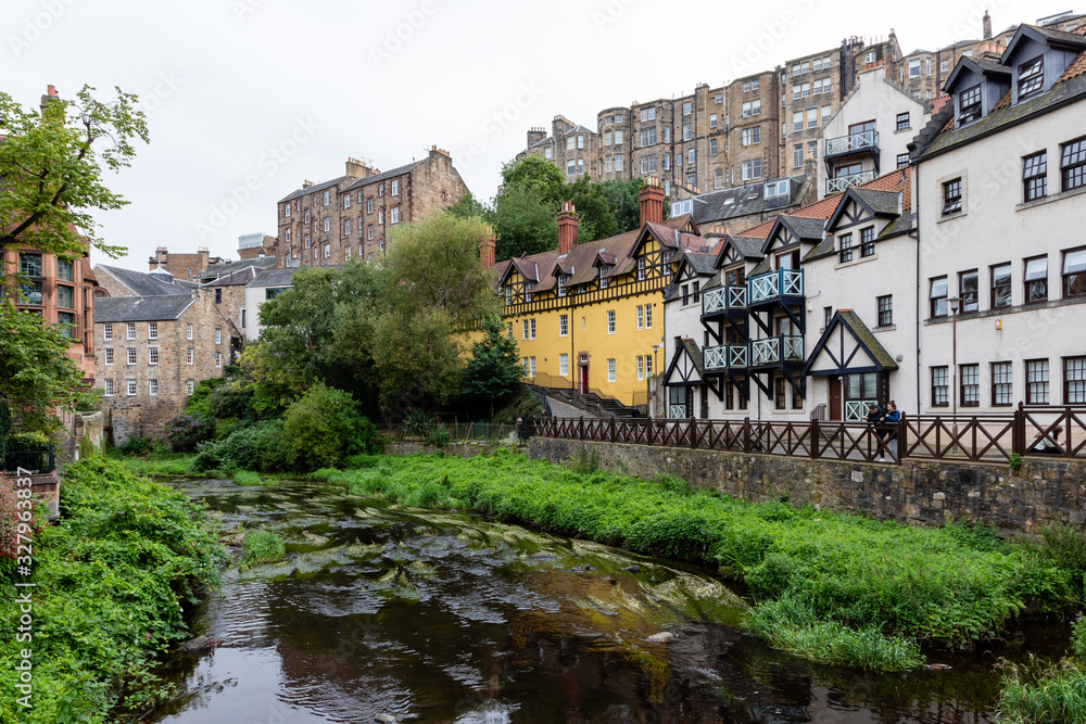Views of Dean Village, Edinburgh, Scotland