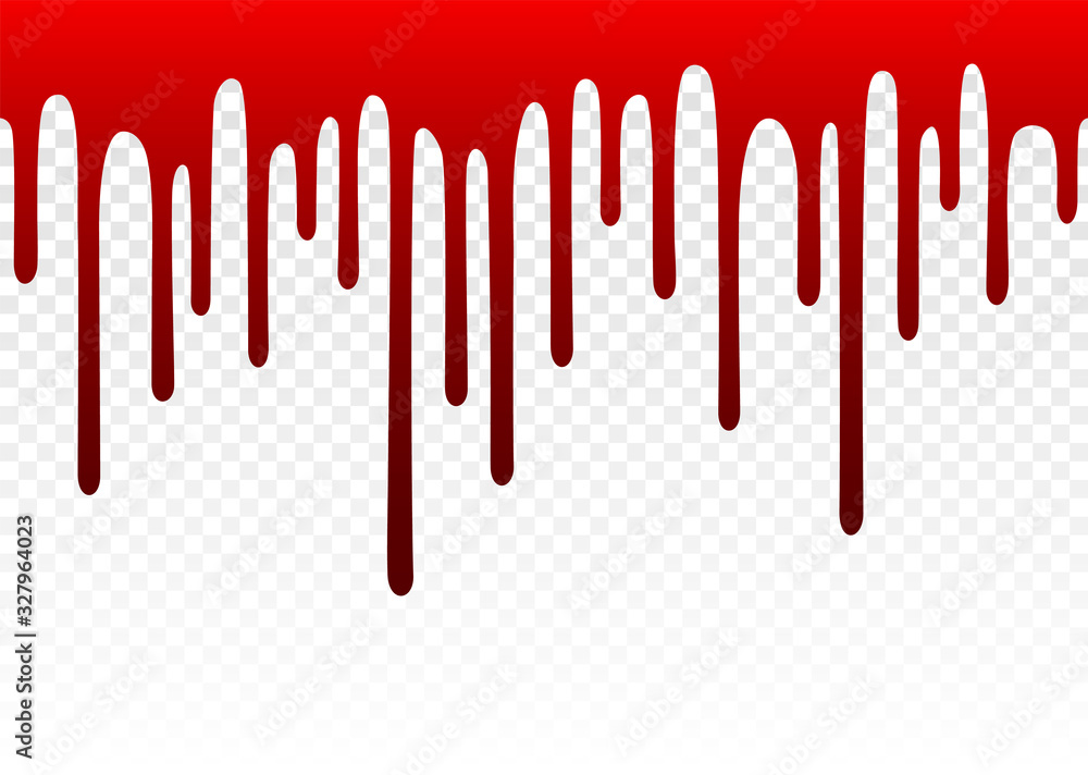 Paint dripping. Dripping liquid. Paint flows. Current paint, stains. Current drops. Dripping blood. Seamless pattern. Current inks. Vector illustration. Color easy to edit. Transparent background. Paint dripping. Dripping liquid. Paint flows. Current paint, stains. Current drops. Dripping blood. Seamless pattern. Current inks. Vector illustration. Color easy to edit. Transparent background.
