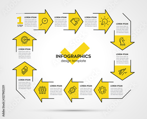 Vector infographic template