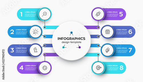 Vector infographic template