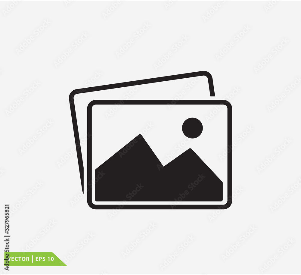 Picture image icon vector logo design template Picture image icon vector logo design template