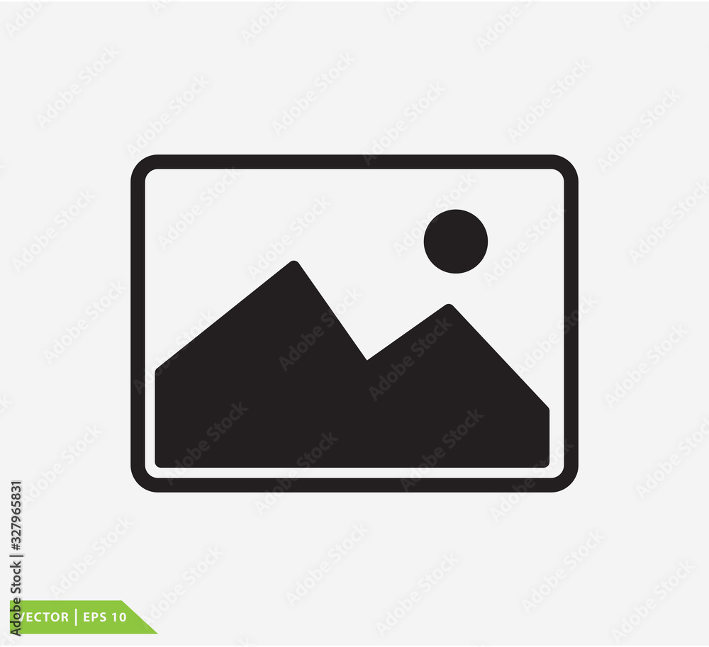 Picture image icon vector logo design template Picture image icon vector logo design template