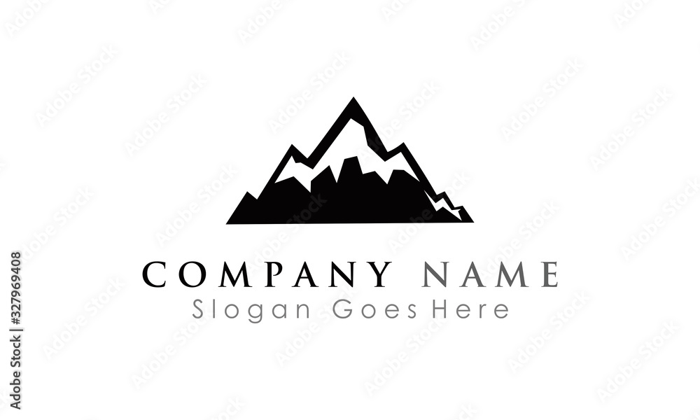 iconic of mountain logo iconic of mountain logo