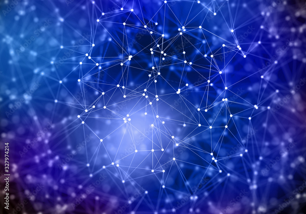 Artistic 3d illustration of a low poly background with connecting dots and lines. Artistic 3d illustration of a low poly background with connecting dots and lines.