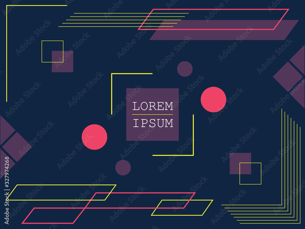 Fototapeta premium Vector background, minimal geometric and dynamic shapes. simple and modern design.
