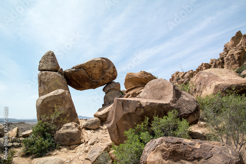 balanced rock formation