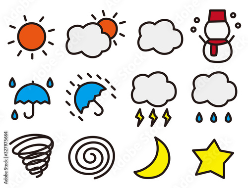 天気予報アイコンセット