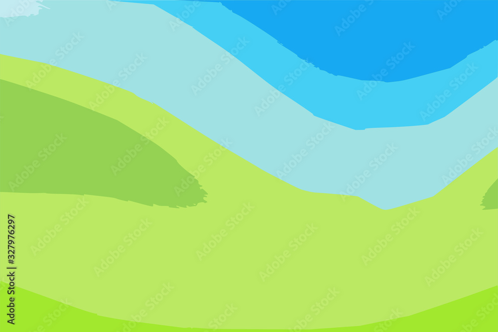 Abstract background, vector design. Green and blue tones.