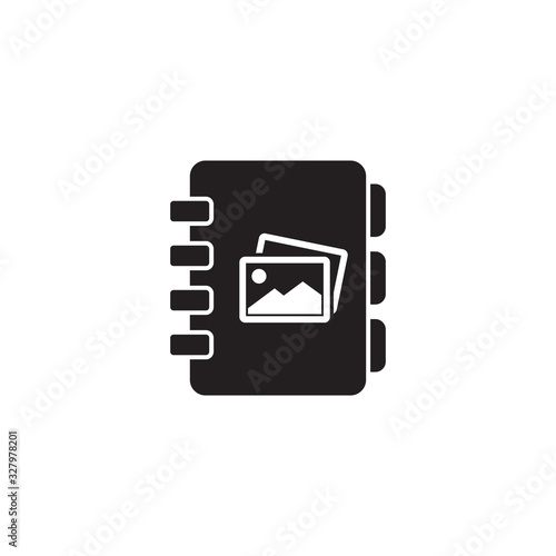 gallery book icon, album photo icon