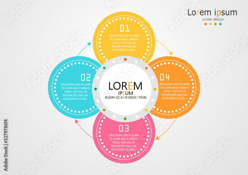 vector illustration Can be used for process, presentations, layout, banner,info graph	