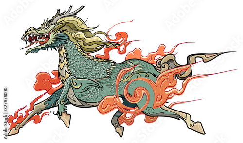 中国の神獣-麒麟