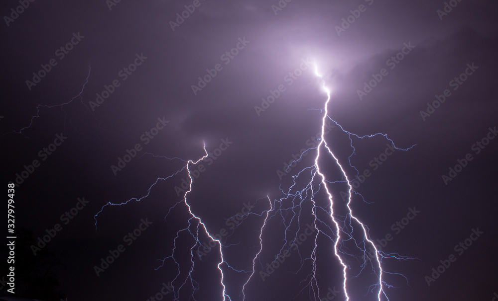 Lightning at night Lightning at night
