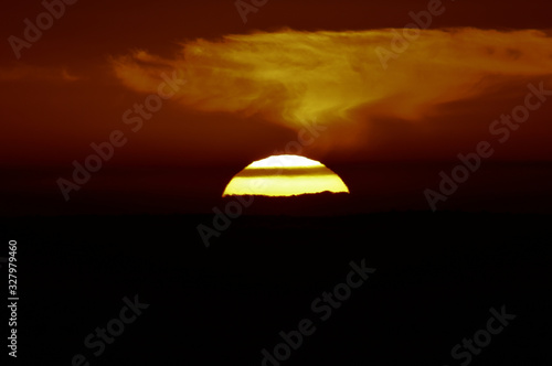 Sunset scorches the Earth © William