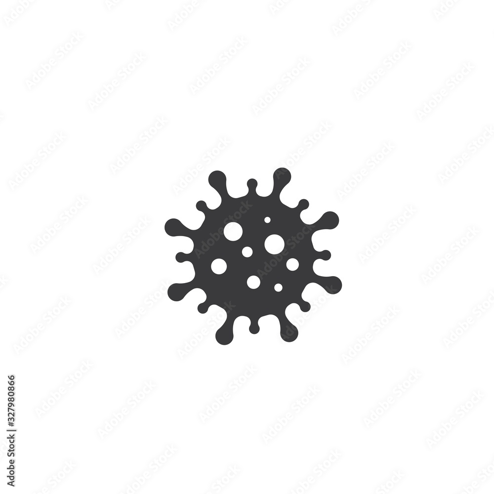 virus and bacteria icon vector illustration design