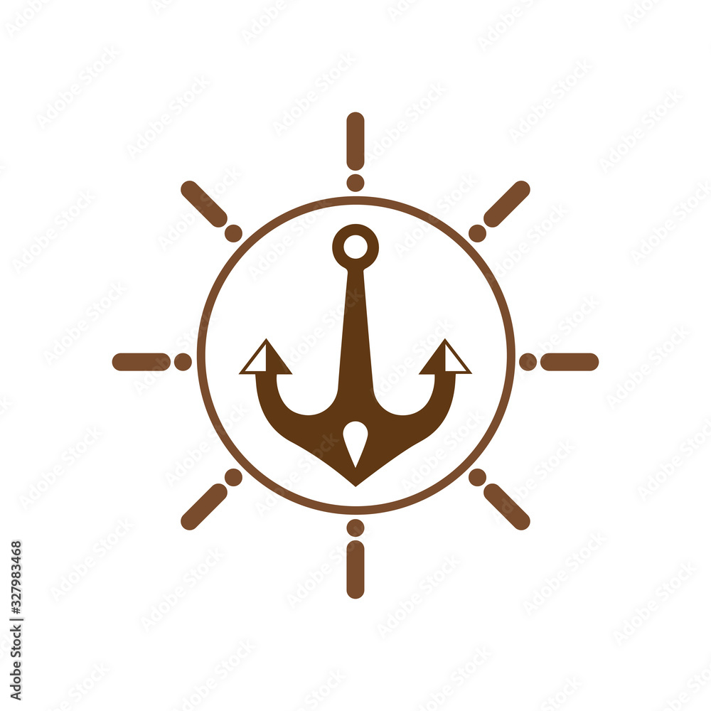 Anchor icon Logo Template vector illustration Anchor icon Logo Template vector illustration