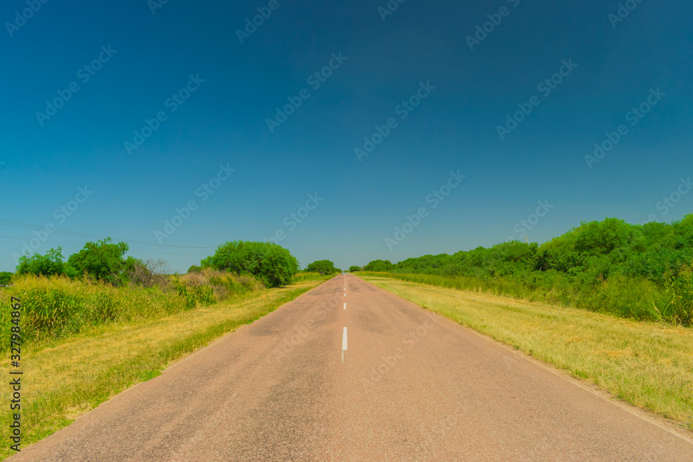 Fototapeta premium Ruta del Litoral Chaqueño, castelli, juan jose Castelli, chaco, argentina