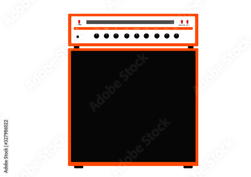 Simple design amps and guitar speakers