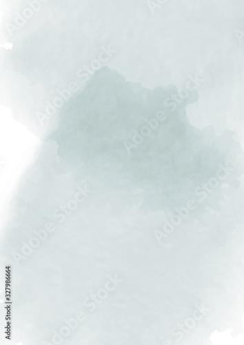 cadet blue watercolor background for greeting cards, invitation and other design. Gray-green, marine color background.