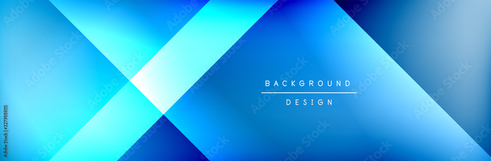 Obraz Abstract background - squares and lines composition created with lights and shadows. Technology or business digital template