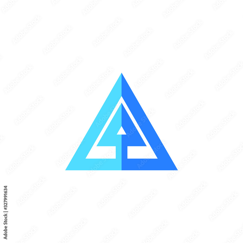 Vector arrow icon. Abstract arrow logo