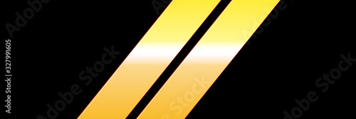 Black background with gold stripes