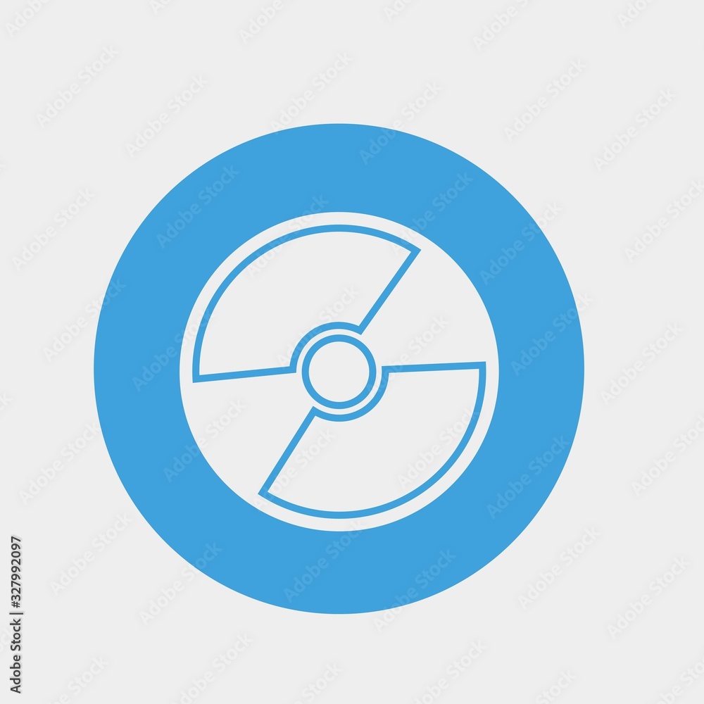 CD icon vector illustration and symbol for website and graphic design CD icon vector illustration and symbol for website and graphic design