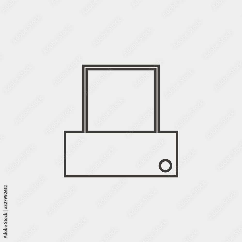 printer icon vector illustration and symbol for website and graphic design printer icon vector illustration and symbol for website and graphic design