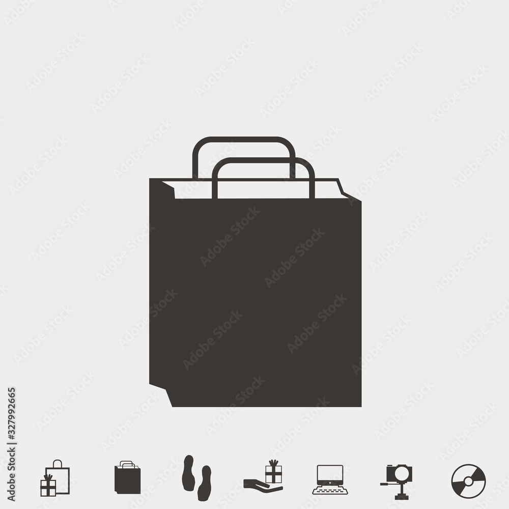 shopping bag icon vector illustration and symbol for website and graphic design shopping bag icon vector illustration and symbol for website and graphic design
