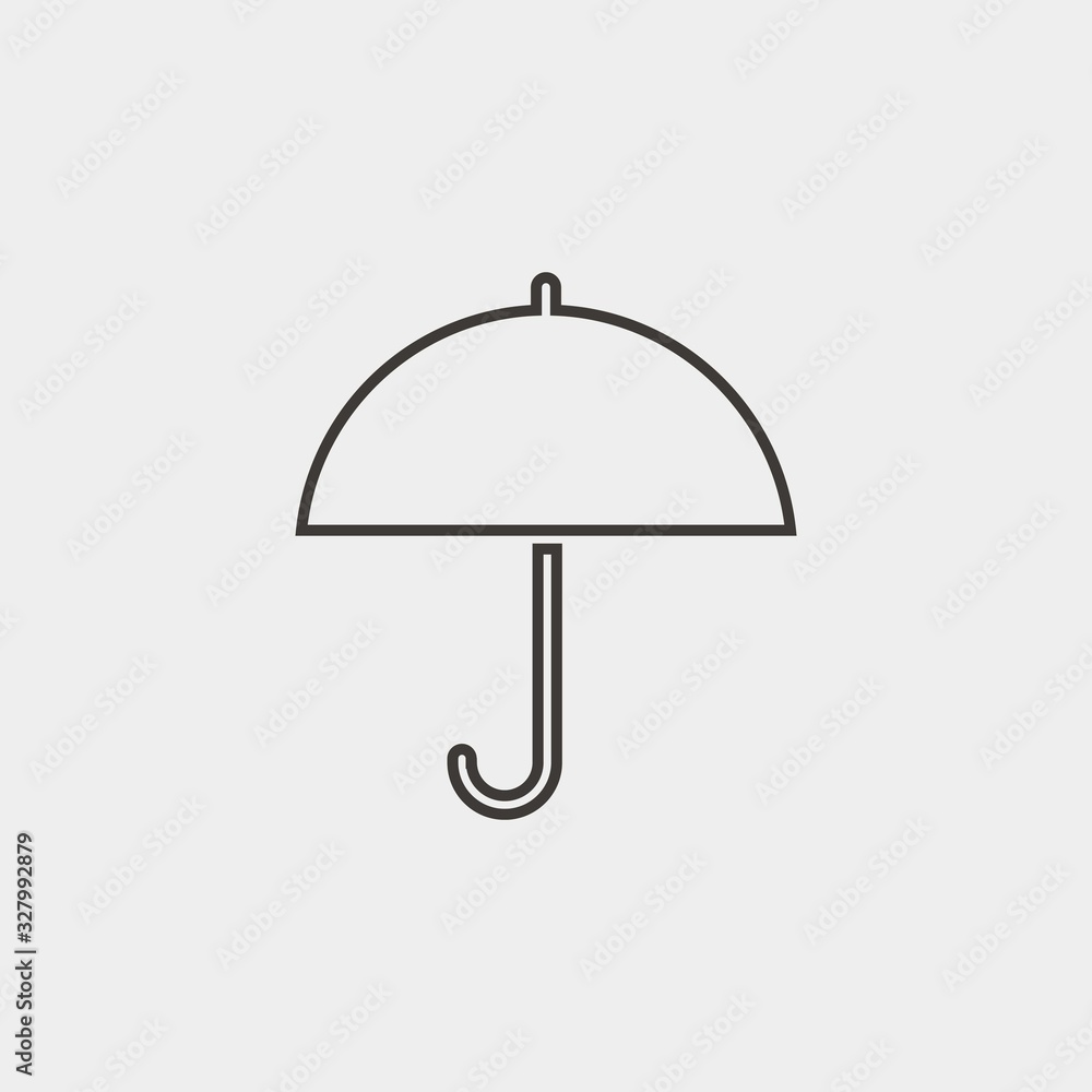 umbrella icon vector illustration and symbol for website and graphic design umbrella icon vector illustration and symbol for website and graphic design