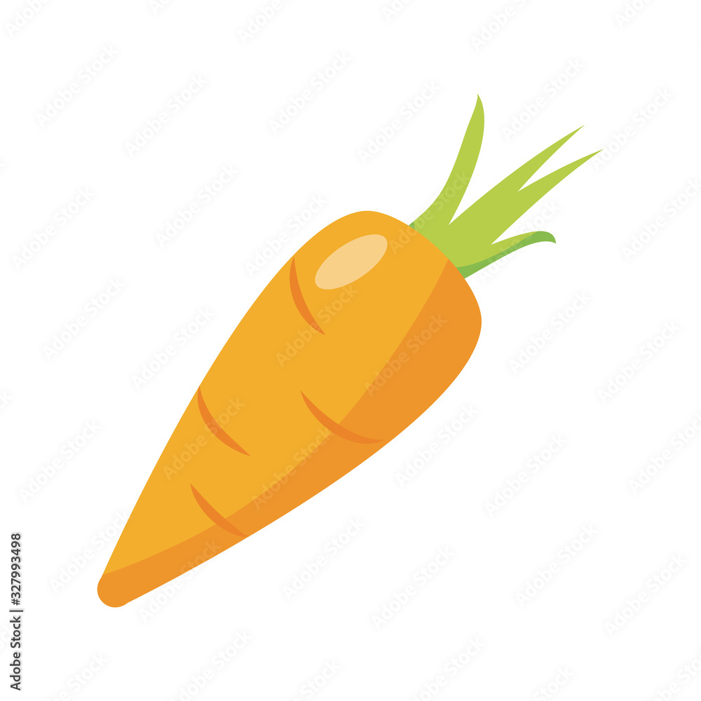 carrot vegetable icon, flat detail style carrot vegetable icon, flat detail style