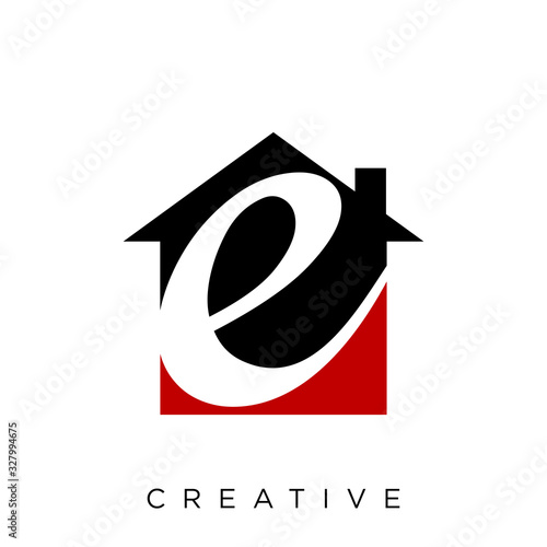 e home logo design