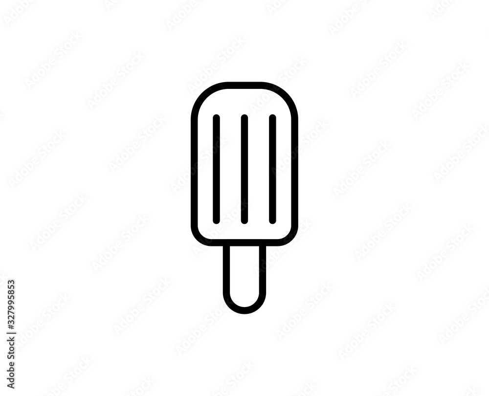 Ice cream line icon Ice cream line icon