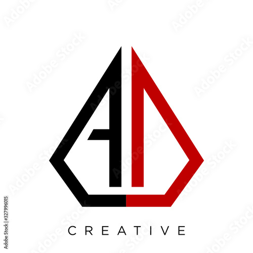 ad logo design vector