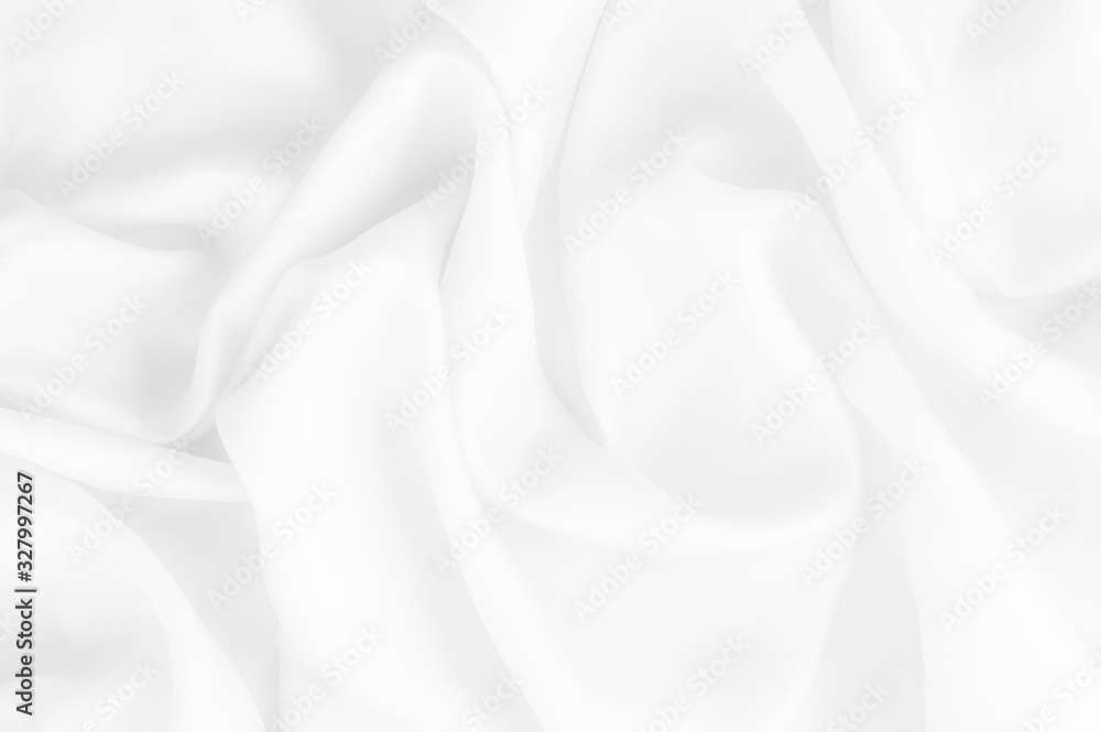 Fototapeta premium Abstract luxury white fabric texture for design backdrop.fabric for background.
