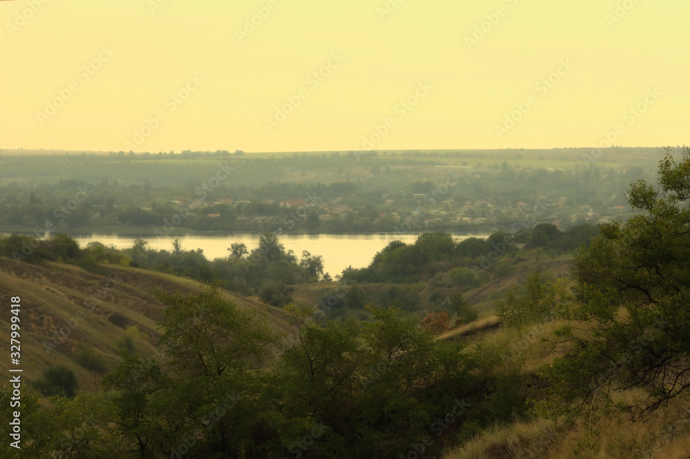Obraz premium view of rural landscape