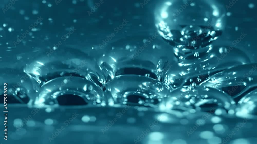 Extreme Macro of Bubbles in Transparent Gel. Drops. Extreme Macro of Bubbles in Transparent Gel. Drops.