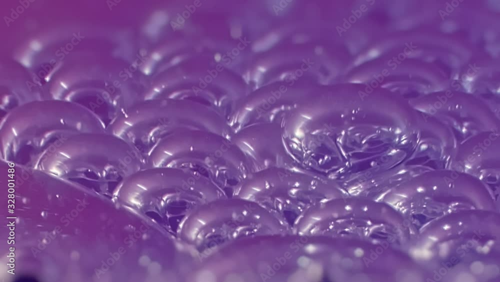 Extreme Macro of Bubbles in Transparent Gel. Drops. Extreme Macro of Bubbles in Transparent Gel. Drops.