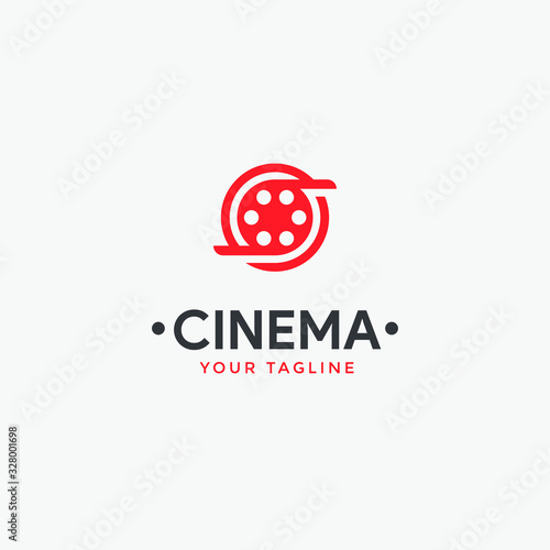  cinema logo template,Film Equipments. Good symbol design for Movie Maker