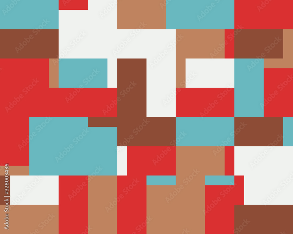 Deconstructed Abstract Vector Pattern Design Deconstructed Abstract Vector Pattern Design