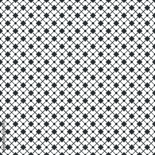 Seamless linear vector background. Cell pattern wallpaper. Graph.
