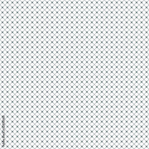 Seamless linear vector background. Cell pattern wallpaper. Graph.